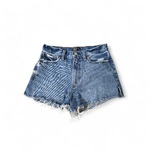Abercrombie & Fitch Annie High Rise Denim Short